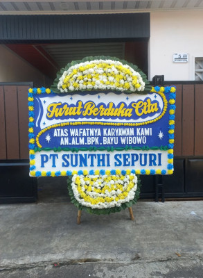 Papan Bunga Duka di Jingkang